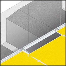 PROTEZIONE DI TEGOLI IN CA E CAP CON CONTROSOFFITTO RIBASSATO